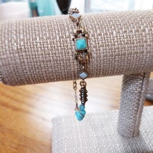 Beaded Turquoise Bracelet by Chloe+Isabel